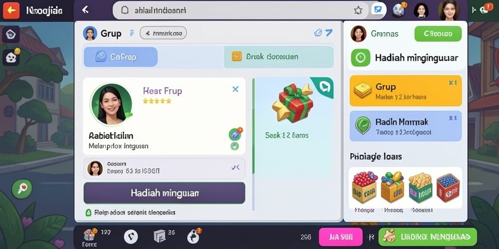 Tampilan antarmuka yang menarik dan mudah digunakan.
