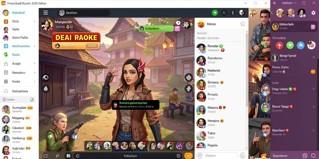 Screenshot menunjukkan tampilan antarmuka yang menarik.