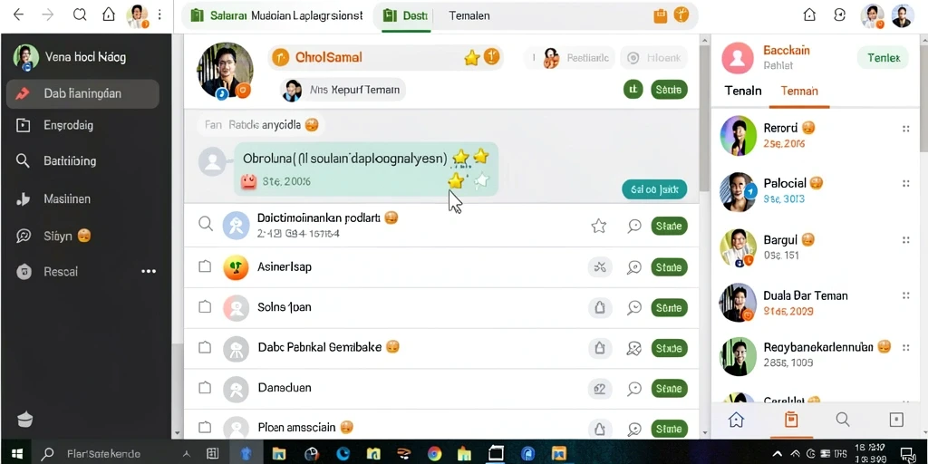 Screenshot menampilkan aksi karakter yang mendebarkan.