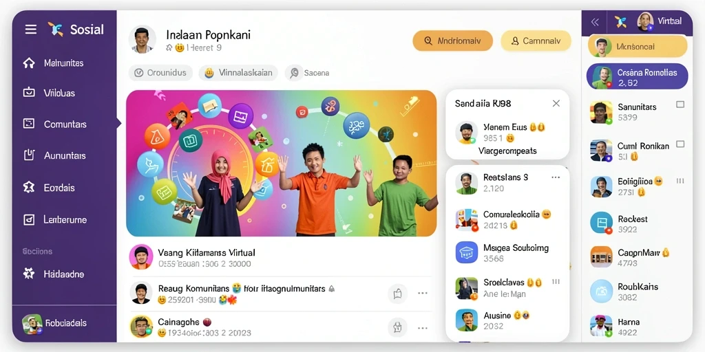 Tampilan grafis yang memukau dalam permainan.
