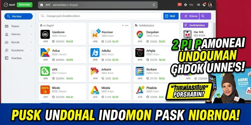 Tampilan utama aplikasi dengan menu navigasi yang jelas.