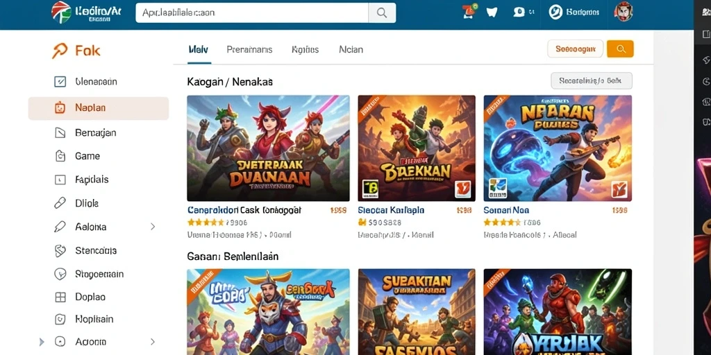 Antarmuka aplikasi yang menarik dan modern.