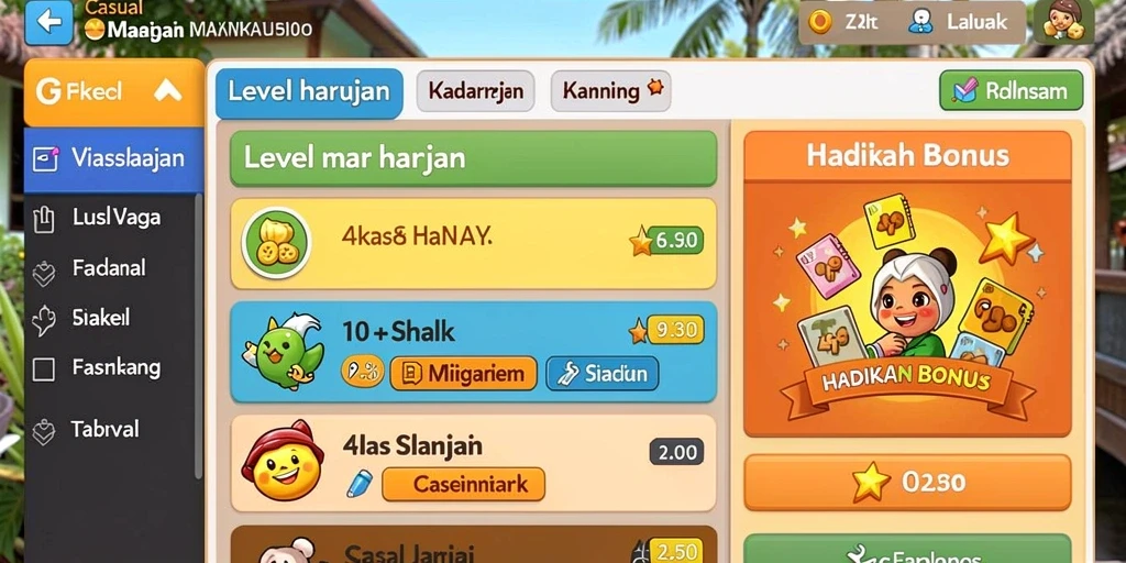 Tampilan antarmuka yang intuitif dan menarik.