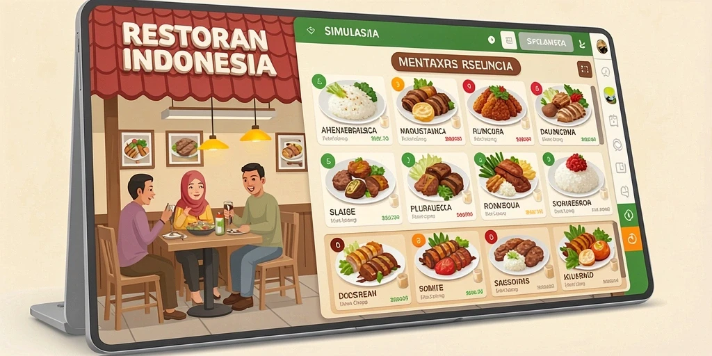 Tampilan menarik yang memikat perhatian pemain.