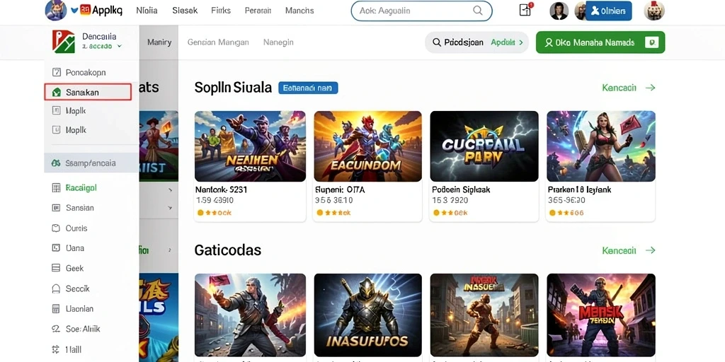 Tampilan intuitif dan mudah dinavigasi.