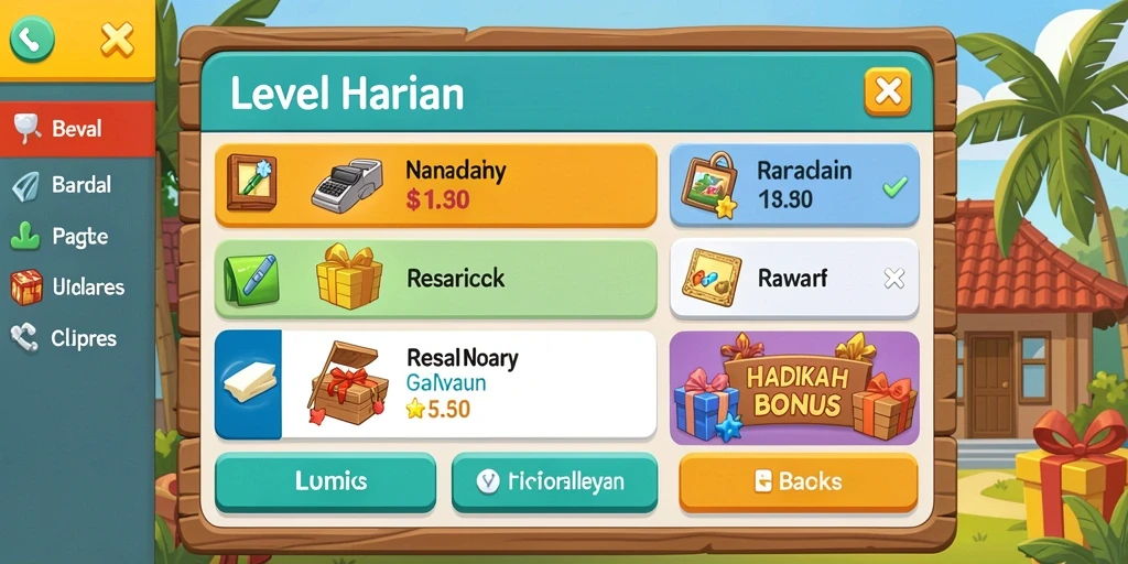 Tampilan karakter yang menarik dan kustomisasi lengkap.
