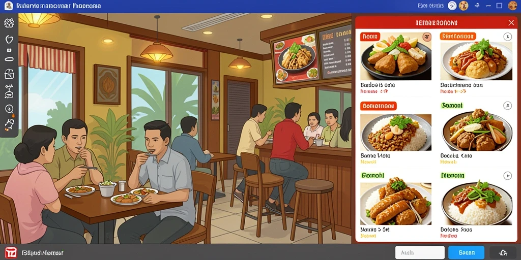 Tangkapan layar memperlihatkan aksi epik dalam permainan.
