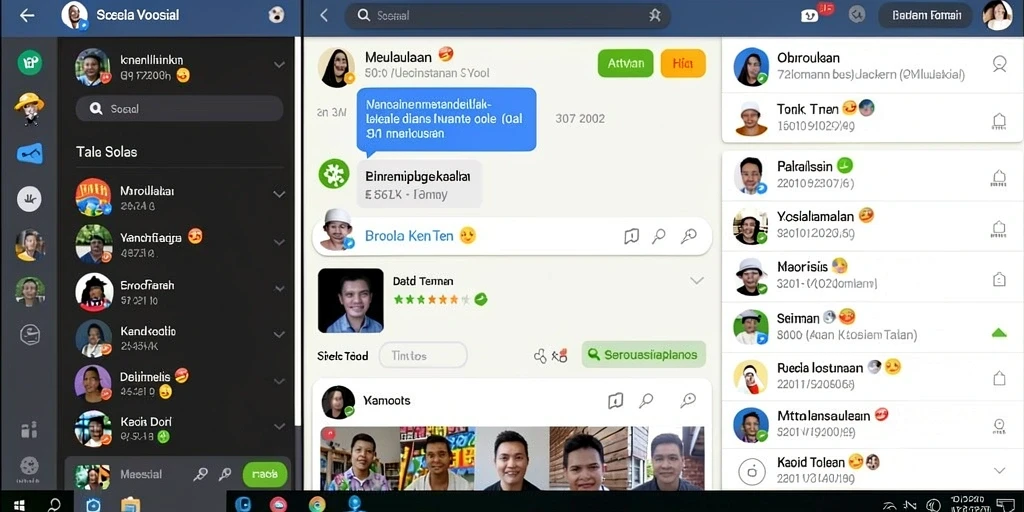 Tampilan antarmuka utama yang menarik dan mudah digunakan.