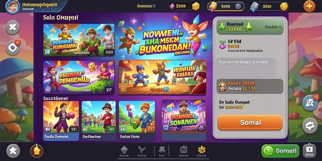 Tampilan awal yang menarik dan intuitif.