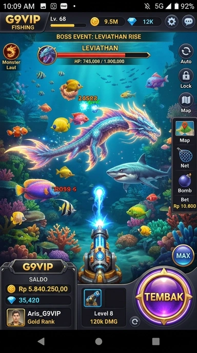 Galeri pratinjau visual g9vip build APK resmi terbaru